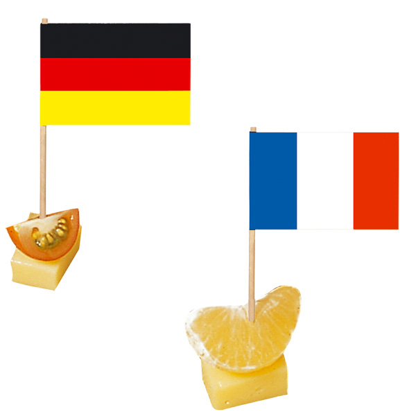 Werbeartikel: Mit Staatenaufdruck Werbeartikel: Minifahnen, Kostprobenpicker=Mit Staatenaufdruck