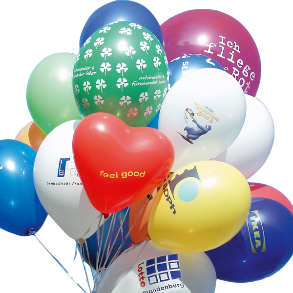 Werbeartikel: Luftballons mit Werbeaufdruck