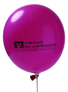 Werbeartikel: Ballons mit Werbeaufdruck