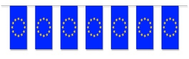 Werbeartikel: Themendekoration Europa=Fahnenketten Europa