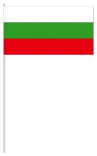 Werbeartikel: Bulgarien Papierfahnen Werbeartikel: Papierfahnen, Fahnenständer=Bulgarien Papierfahnen