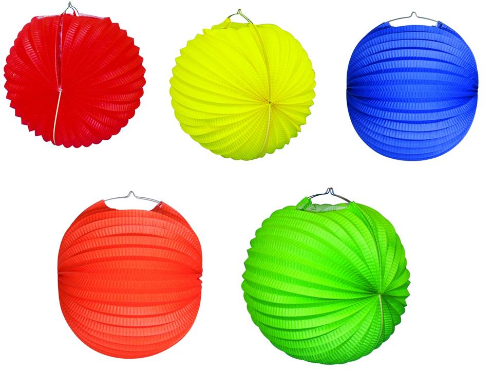 Werbeartikel: Ballonlaternen bunt gemischt 28 cm Ø, Werbeartikel: Ballonlaternen in zwei Größen ab Lager=Ballonlaternen bunt gemischt 28 cm Ø,