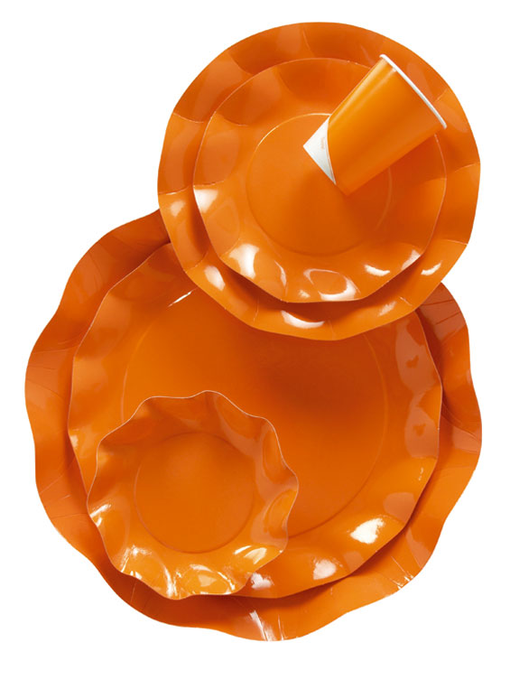 Werbeartikel: Geschirr Orange - UH Werbeartikel: Geschirr Uni Farben,=Geschirr Orange - UH