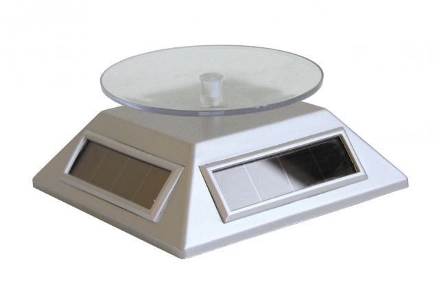 Werbeartikel: Solar Drehbühne Werbeartikel: Displays, Aufsteller=Solar Drehbühne