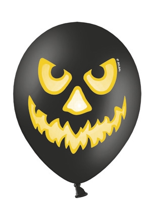 Werbeartikel: Motivballons,=Luftballons Halloween Kürbis