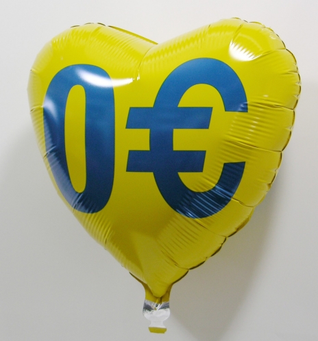 Werbeartikel: Luftballons Herz,