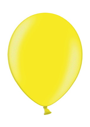 Werbeartikel: Metallic Luftballons,=Luftballons Metallic Citrus Yellow,