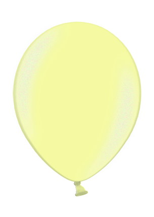 Werbeartikel: Metallic Luftballons,=Luftballons Metallic Lemon,