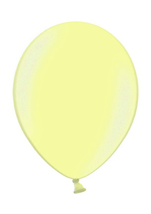Werbeartikel: Luftballons Metallic Lemon, Werbeartikel: Metallic Luftballons,=Luftballons Metallic Lemon,