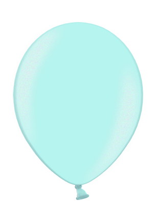 Werbeartikel: Metallic Luftballons,=Luftballons Metallic Light Blue,