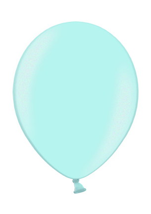 Werbeartikel: Luftballons Metallic Light Blue, Werbeartikel: Metallic Luftballons,=Luftballons Metallic Light Blue,
