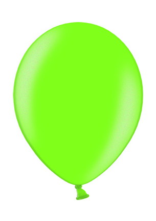 Werbeartikel: Metallic Luftballons,=Luftballons Metallic Lime Green,
