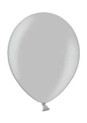 Werbeartikel: Metallic Luftballons,=Luftballons Metallic Silver,