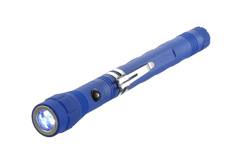 Werbeartikel: Tools, Leuchten, Licht=Teleskop-lampe Flex blau