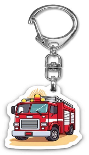Werbeartikel: Feuerwehr Shop=Feuerwehr Schlsselanhnger Auto