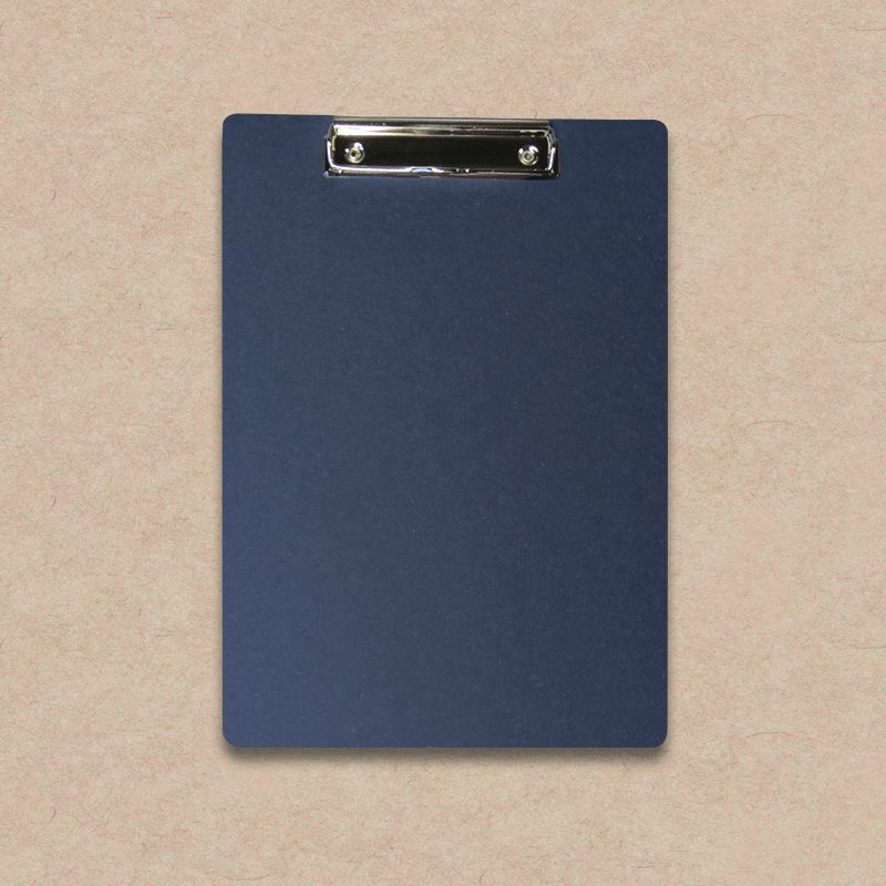 Werbeartikel: Clipboard aus "Les Naturals" Pappe, dunkelblau