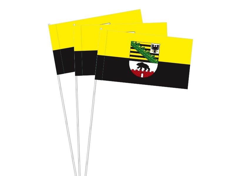 Werbeartikel: Papierfahnen Sachsen-Anhalt Werbeartikel: Papierfahnen Bundesländer=Papierfahnen Sachsen-Anhalt