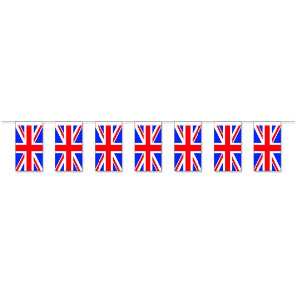Werbeartikel: Fahnenketten Großbritannien, Werbeartikel: Fahnenketten mit Staatenaufdruck=Fahnenketten Großbritannien,