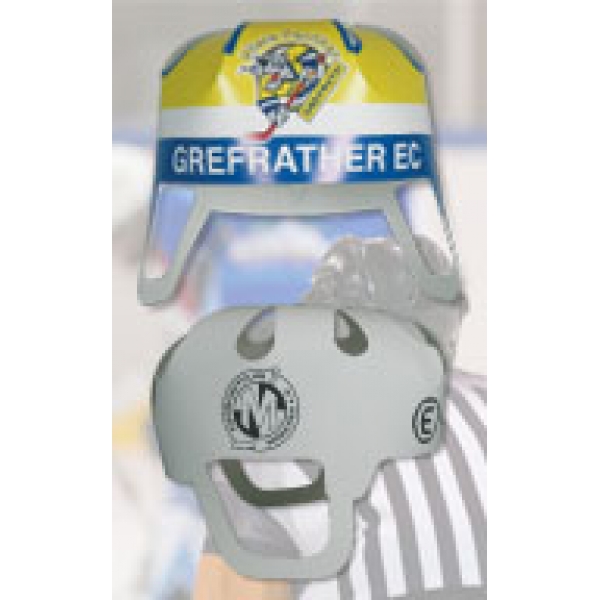 Werbeartikel: Eishockey helm, Aktions-Krawatten,=Eishockey helm,