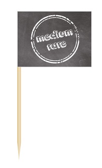 Werbeartikel: Minifähnchen medium rare Werbeartikel: Minifähnchen medium rare