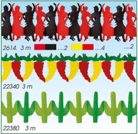 Werbeartikel: Girlanden Mexiko Party,