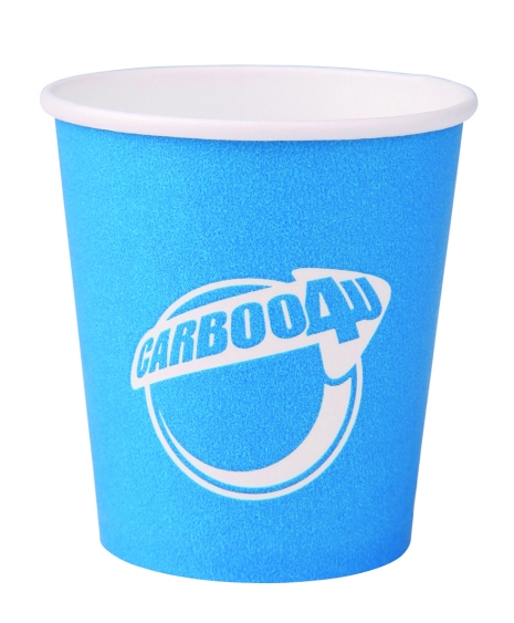 Werbeartikel: Kartontrinkbecher mit Flexodruck, Werbeartikel: Becher mit Flexodrucken,=Kartontrinkbecher mit Flexodruck,