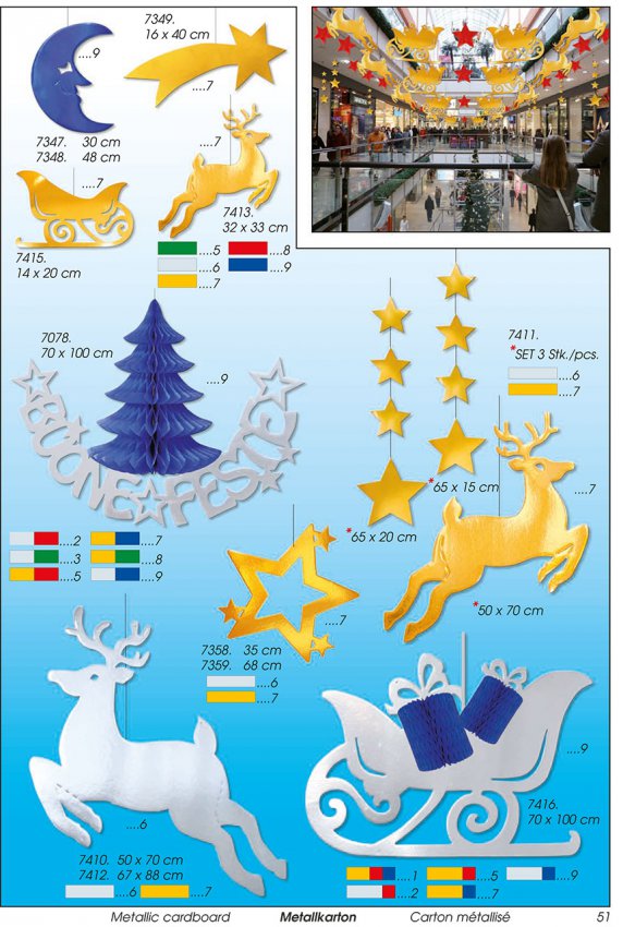 Werbeartikel: Papier Weihnachten schlitten, Werbeartikel: Weihnachten deko,=Papier Weihnachten schlitten,