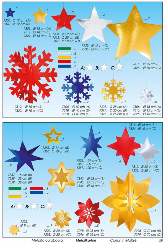 Werbeartikel: Papier weihnachten stern, Werbeartikel: Weihnachten deko,=Papier weihnachten stern,