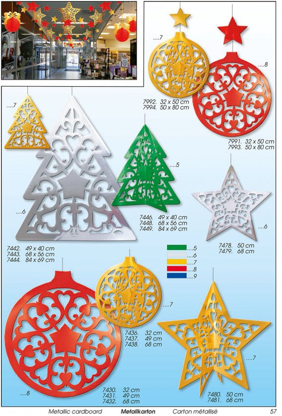 Werbeartikel: Weihnachten deko,=Sterndeko, Kugelndeko, Tanndeko,