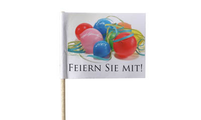 Werbeartikel: Minifahnen digital Werbeartikel: Werbe Minifahnen,=Minifahnen digital