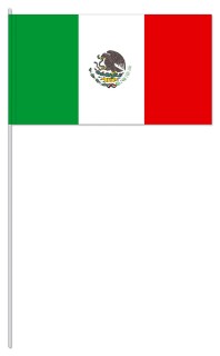 Werbeartikel: International Papierfahnen,=Mexiko Papierfahnen,