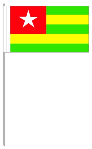 Werbeartikel: Togo Papierfahnen, Werbeartikel: International Papierfahnen,=Togo Papierfahnen,