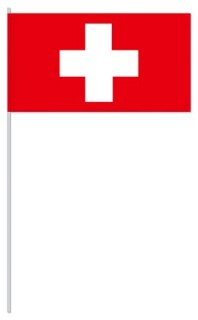 Werbeartikel: International Papierfahnen,=Schweiz Papierfahnen,