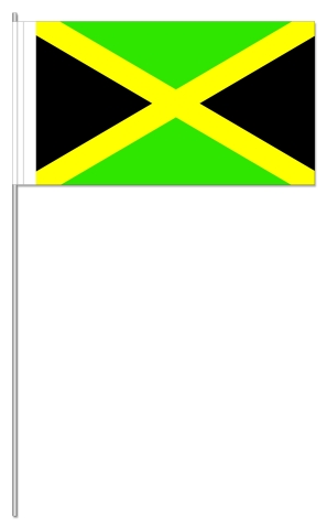 Werbeartikel: International Papierfahnen,=Jamaika Papierfahnen,