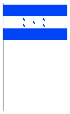 Werbeartikel: International Papierfahnen,=Honduras Papierfahnen,