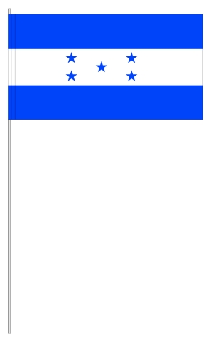 Werbeartikel: Honduras Papierfahnen, Werbeartikel: International Papierfahnen,=Honduras Papierfahnen,