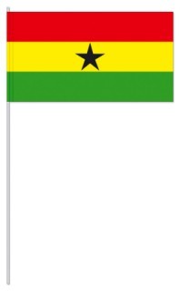Werbeartikel: International Papierfahnen,=Ghana Papierfahnen,