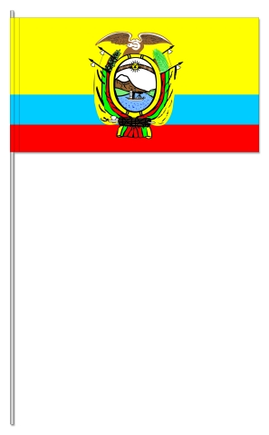 Werbeartikel: International Papierfahnen,=Ecuador Papierfahnen,
