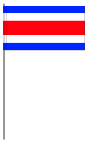Werbeartikel: Costa Rica Papierfahnen, Werbeartikel: International Papierfahnen,=Costa Rica Papierfahnen,