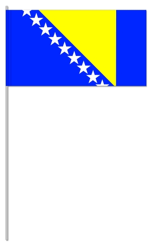 Werbeartikel: Bosnien-Herzegowina Papierfahnen, Werbeartikel: International Papierfahnen,=Bosnien-Herzegowina Papierfahnen,