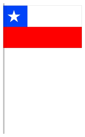 Werbeartikel: Chile Papierfahnen, Werbeartikel: International Papierfahnen,=Chile Papierfahnen,