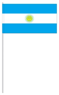 Werbeartikel: International Papierfahnen,=Argentinien Papierfahnen,