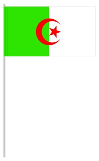 Werbeartikel: International Papierfahnen,=Algerien Papierfahnen,