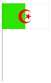Werbeartikel: Algerien Papierfahnen, Werbeartikel: International Papierfahnen,=Algerien Papierfahnen,