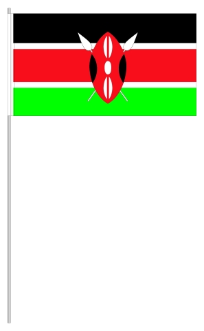Werbeartikel: Kenia Papierfahnen, Werbeartikel: International Papierfahnen,=Kenia Papierfahnen,