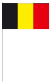 Werbeartikel: Papierfahnen,=EM-Belgien Papierfahnen,
