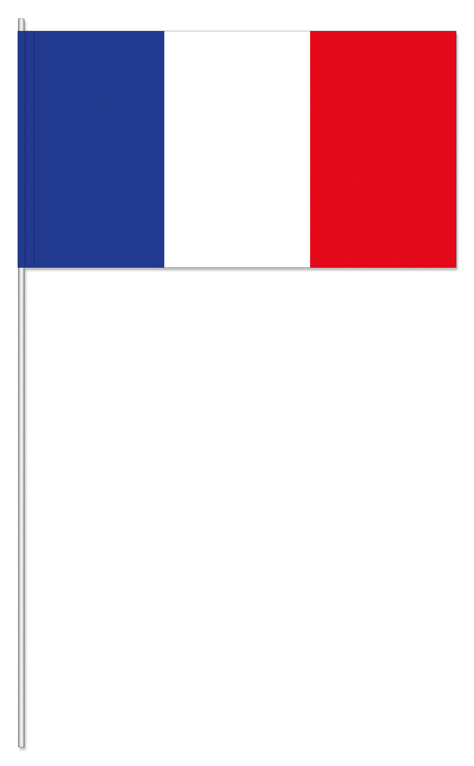 Werbeartikel: Papierfahnen,=Frankreich Papierfahnen,