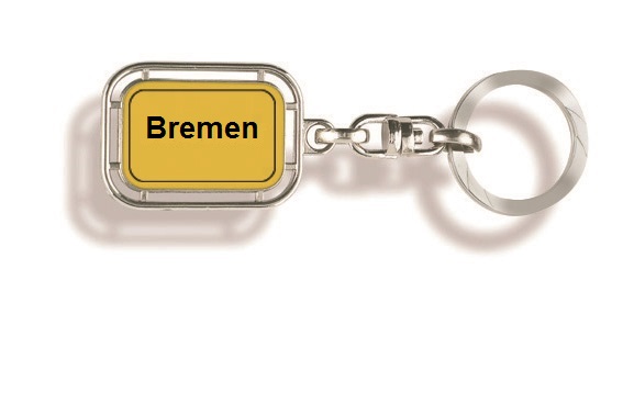Werbeartikel: Bremen Schlüsselanhänger Werbeartikel: Orts Schlüsselanhänger=Bremen Schlüsselanhänger