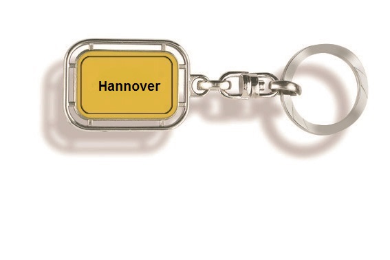 Werbeartikel: Hannover Schlüsselanhänger Werbeartikel: Orts Schlüsselanhänger=Hannover Schlüsselanhänger