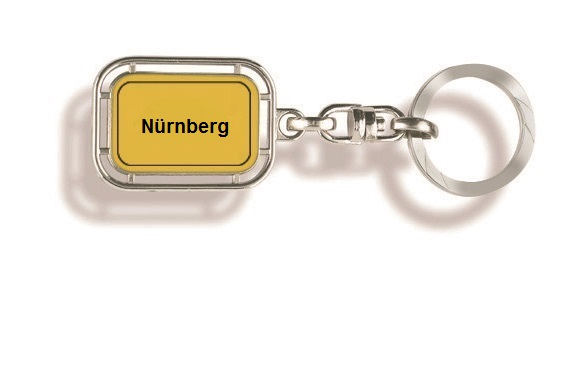 Werbeartikel: Nürnberg Schlüsselanhänger Werbeartikel: Orts Schlüsselanhänger=Nürnberg Schlüsselanhänger